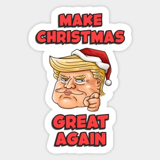 Trump Make Christmas Great Again Sticker